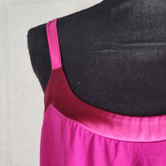 Chico's Berry Rayon Span Adj Silk Like Strap Neckline Stretch Cami Size 3 US XL - Picture 6 of 16